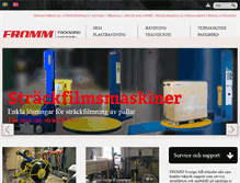 Tablet Screenshot of fromm.se