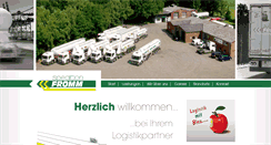 Desktop Screenshot of fromm.de